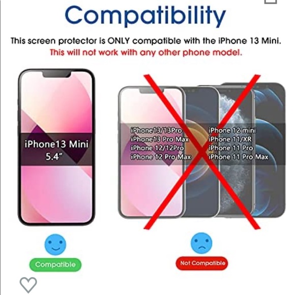 iPhone 13 Mini screen protector (3pk) - Picture 5 of 5